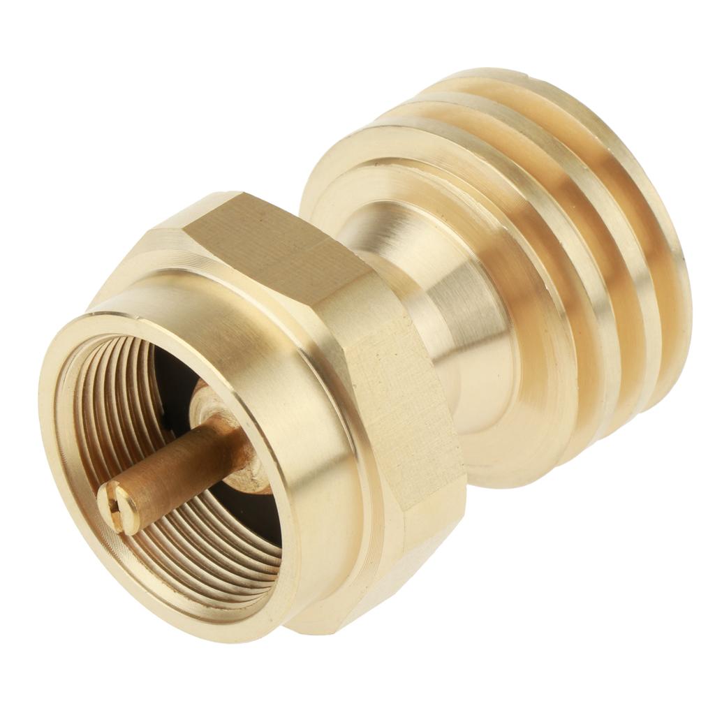 Universal Brass LP Gas Bottle Propane Tank Adapter Converters