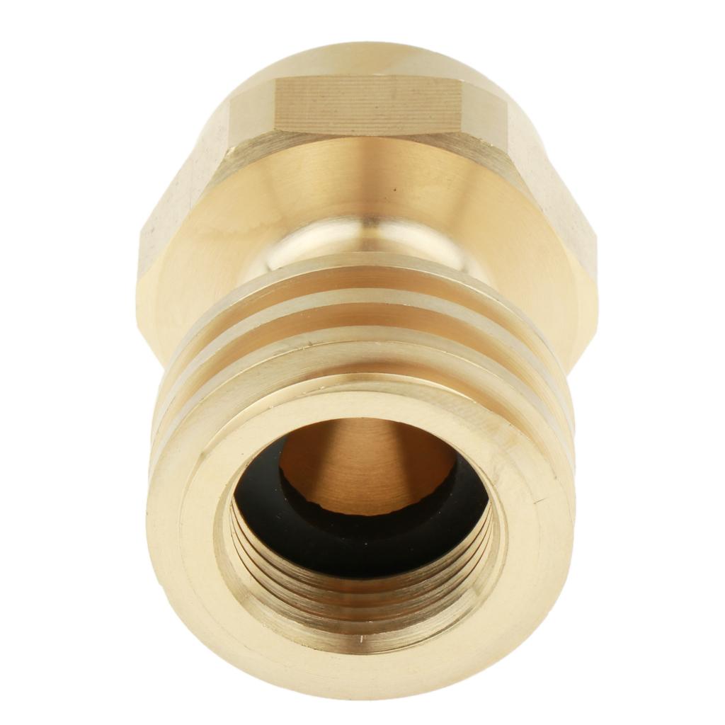 Universal Brass LP Gas Bottle Propane Tank Adapter Converters