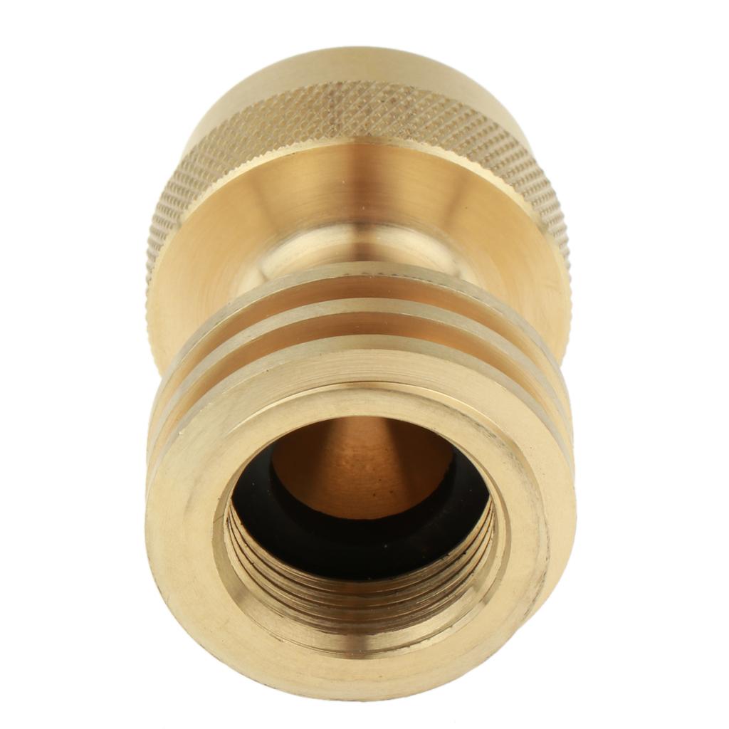 Universal Brass LP Gas Small Bottle Propane Tank Adapter Converter