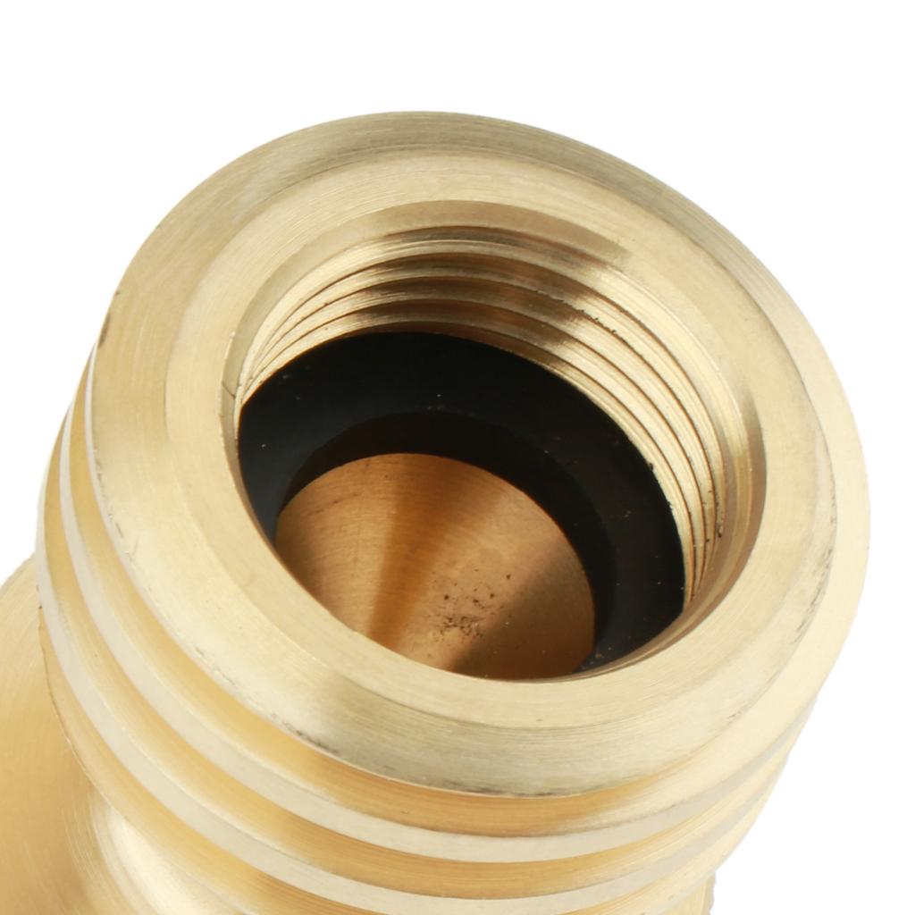 Universal Brass LP Gas Small Bottle Propane Tank Adapter Converter