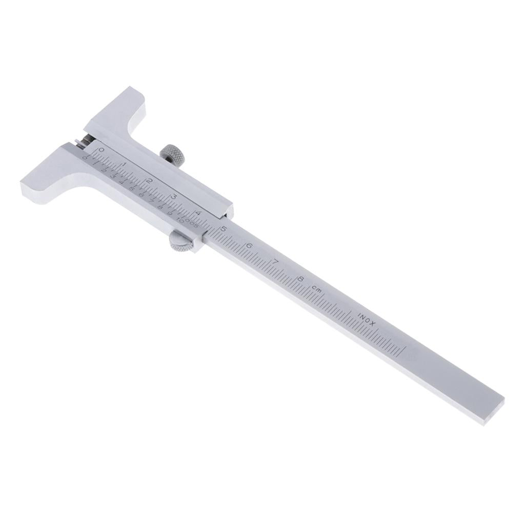 Flexible Stainless Steel Scale/Ruler/Rule w/Depth Gauge 0-80 0.05