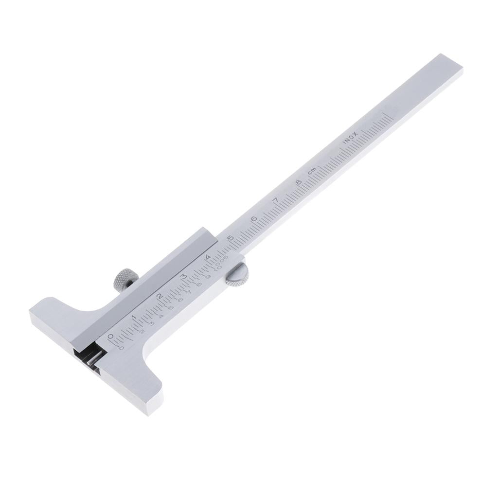 Flexible Stainless Steel Scale/Ruler/Rule w/Depth Gauge 0-80 0.05