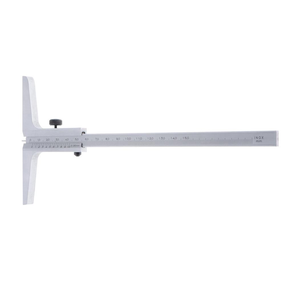 Flexible Stainless Steel Scale/Ruler/Rule w/Depth Gauge 0-150 0.05