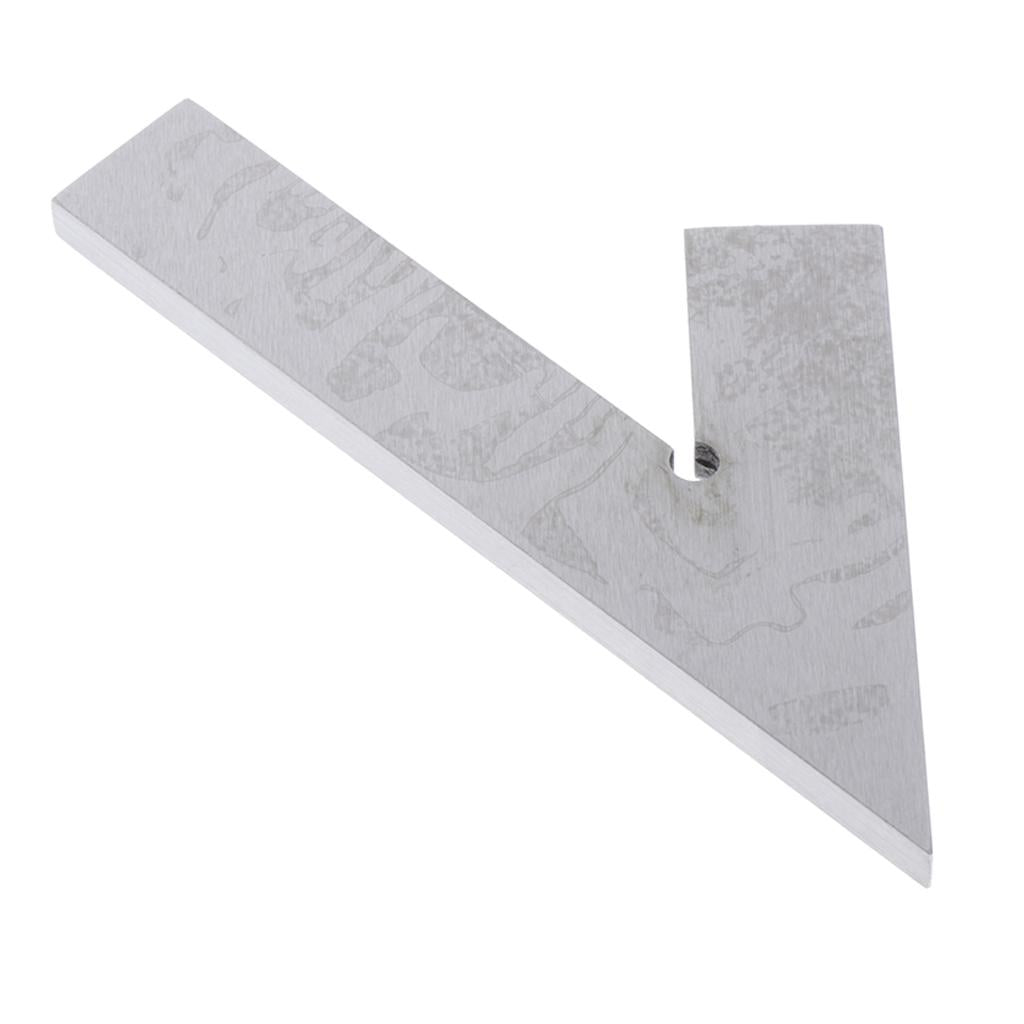 45 Degree Square Angle Ruler Woodwork Framing Measuring Tools 11.5x5.4cm