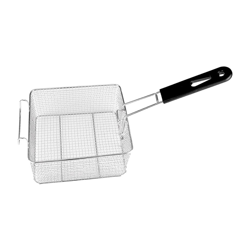 Stainless Steel Wide Mesh Strainer Kitchen Colander Sieve Sifter Basket