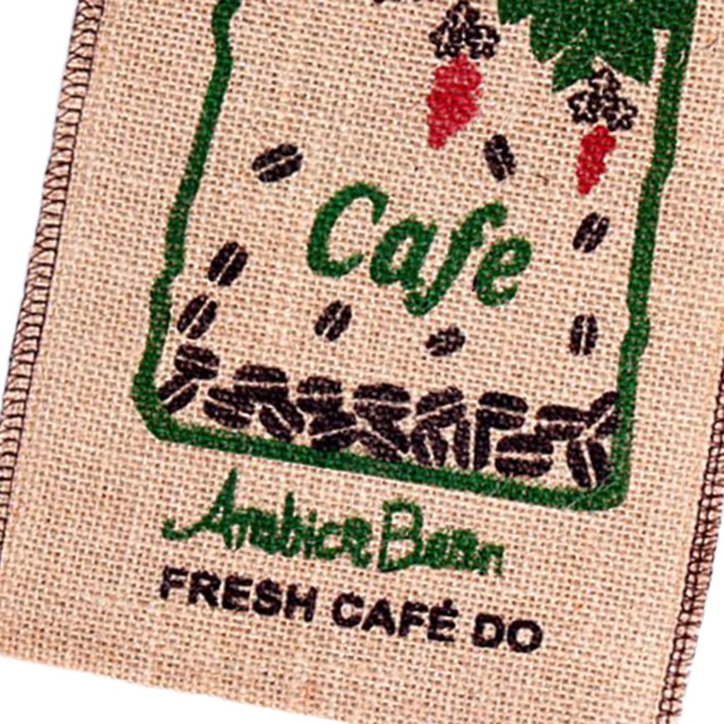 Burlap Coffee Bean  Sacks Gunny Bag Reusable Bags With Drawstring 2