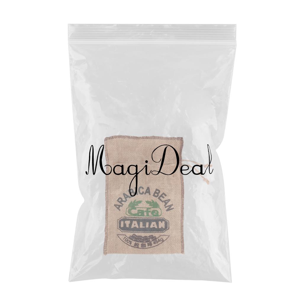 Burlap Coffee Bean  Sacks Gunny Bag Reusable Bags With Drawstring 3