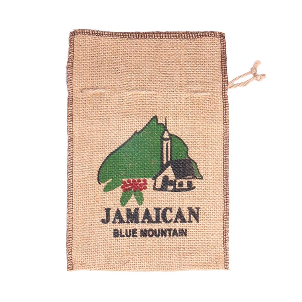 Burlap Coffee Bean  Sacks Gunny Bag Reusable Bags With Drawstring 5