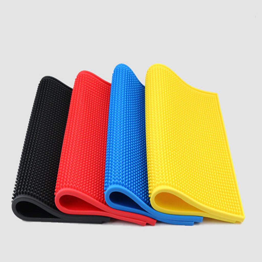 Rubber Beer Bar Runner Spill Mat for Home Pub Cafe Party Black 60x30cm