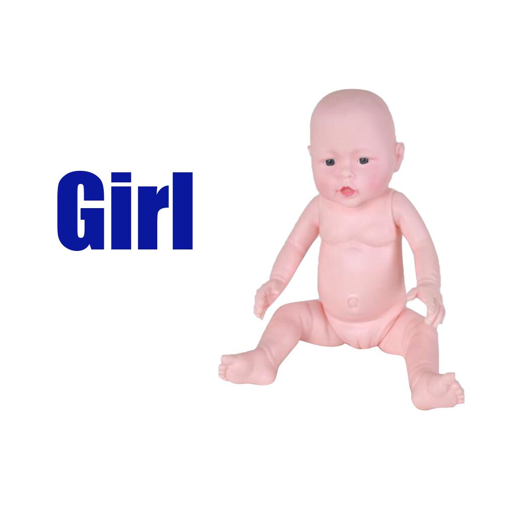 Lifelike Infant Doll Model PVC Realistic for Training 49cm Girl