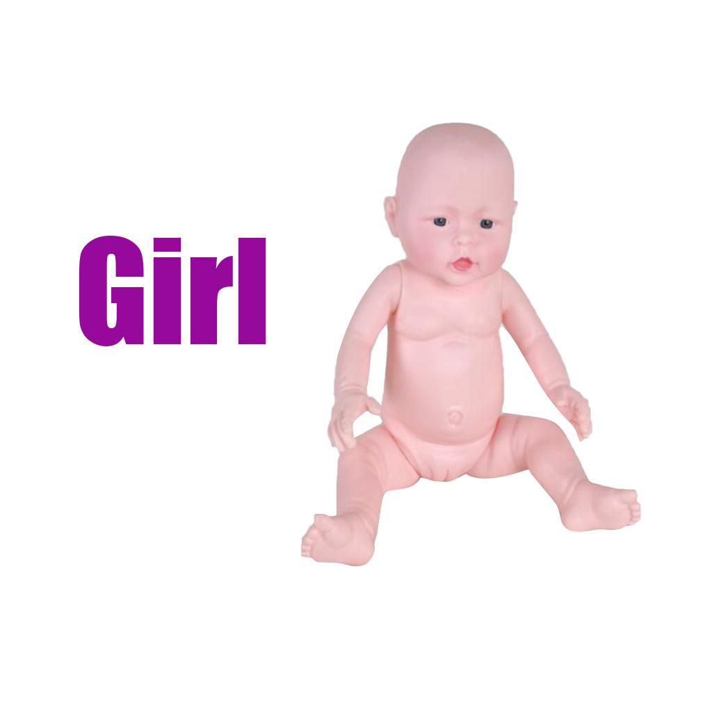 Lifelike Infant Doll Model PVC Realistic for Training 49cm Girl