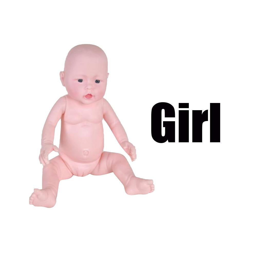 Lifelike Infant Doll Model PVC Realistic for Training 49cm Girl