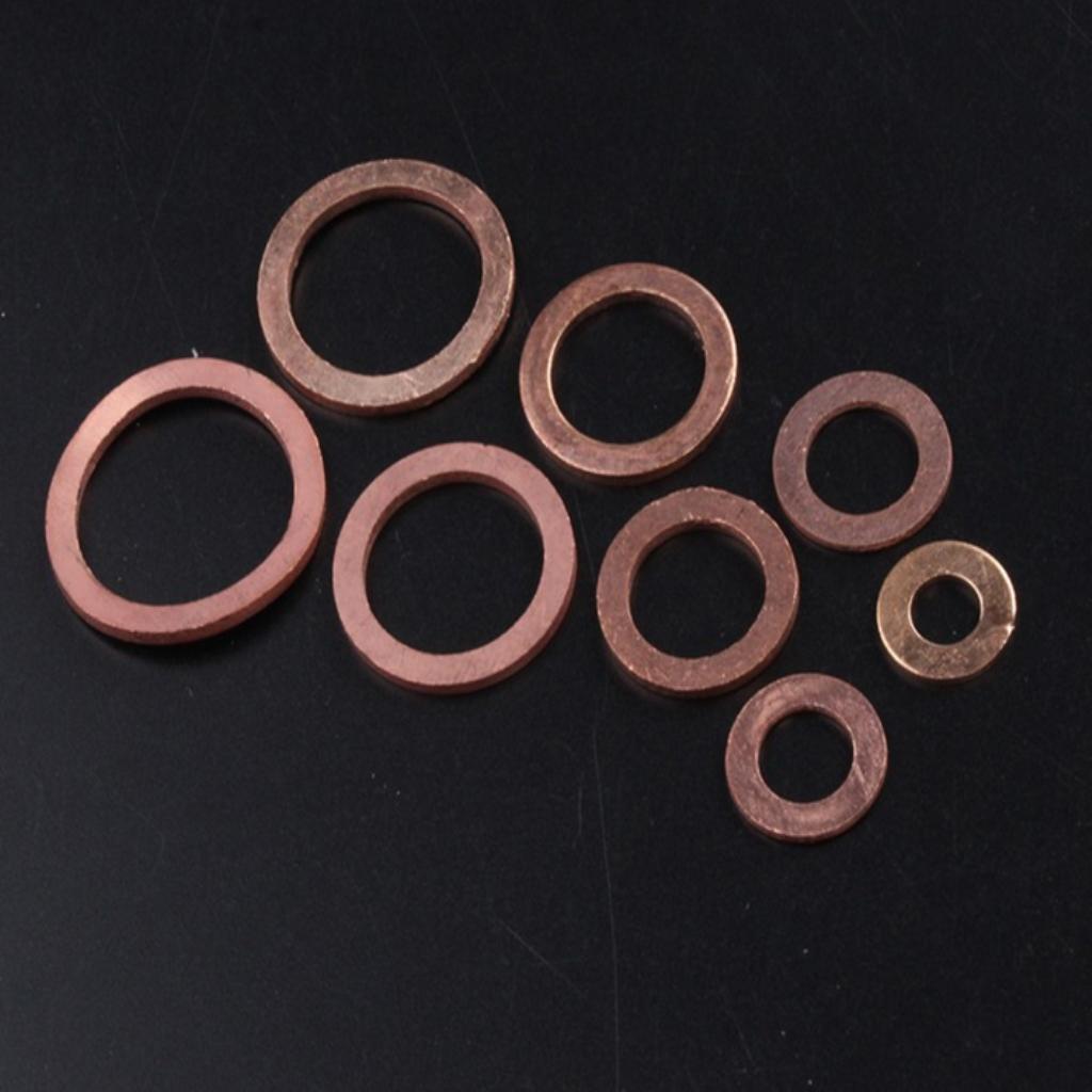 Solid Copper Washers Sump Plug Assortment Washer Set Hardware Accessories