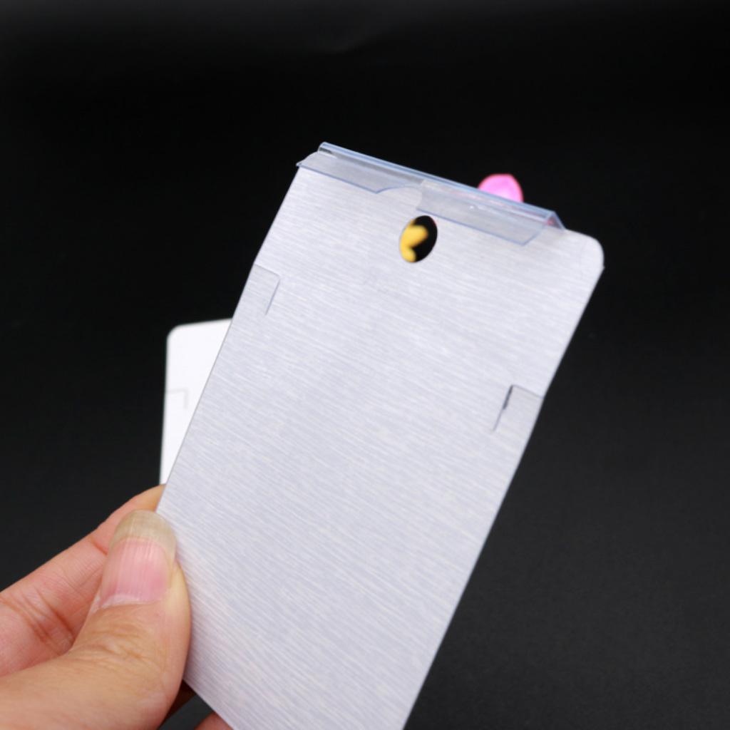 100pcs Adhesive Lip Adapter Hanger Earring Card Display Tags