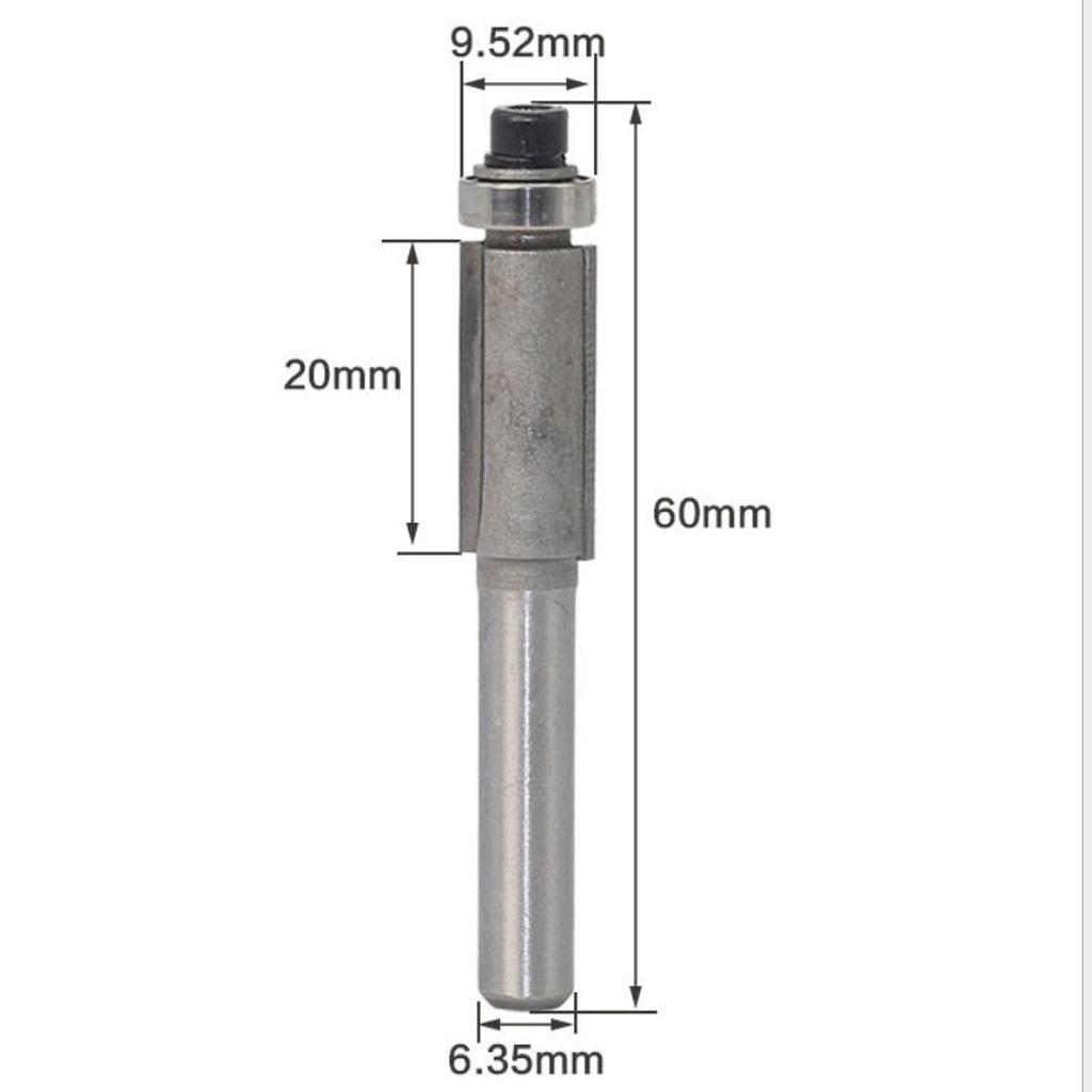 Router Bit Dish Tray Wood Milling Cutters Woodworking Tools 20x9.52x6.35mm