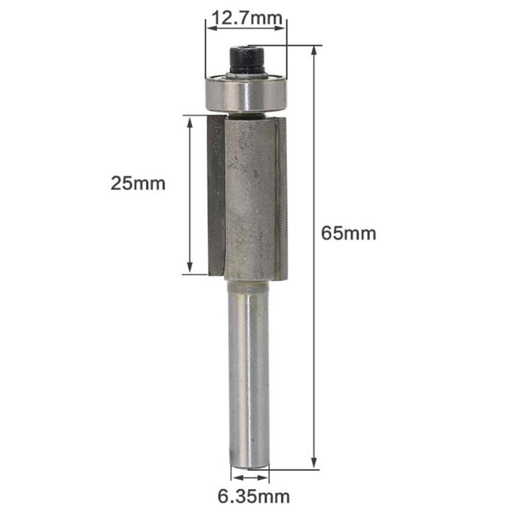 Router Bit Dish Tray Wood Milling Cutters Woodworking Tools 25x12.7x6.35mm