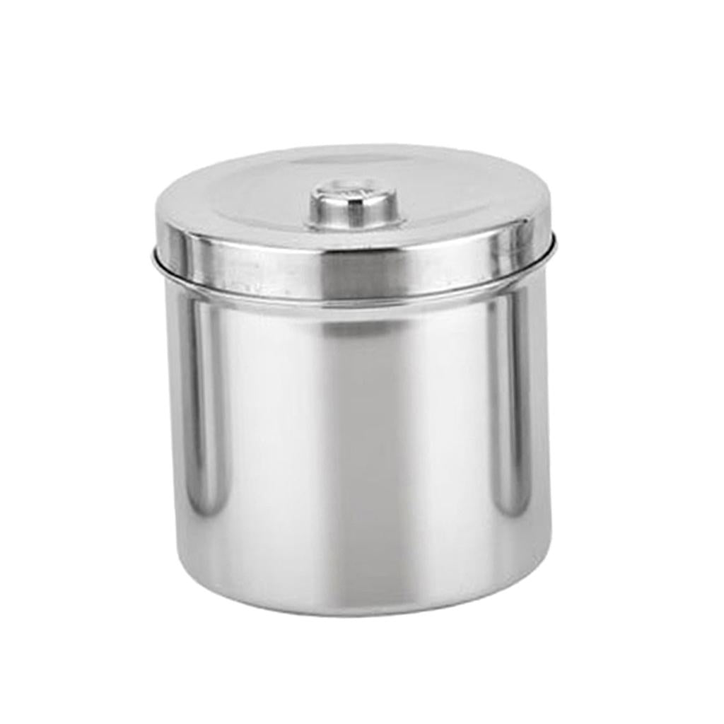 Stainless Steel Cotton Disinfection Container Tank Box 14cm