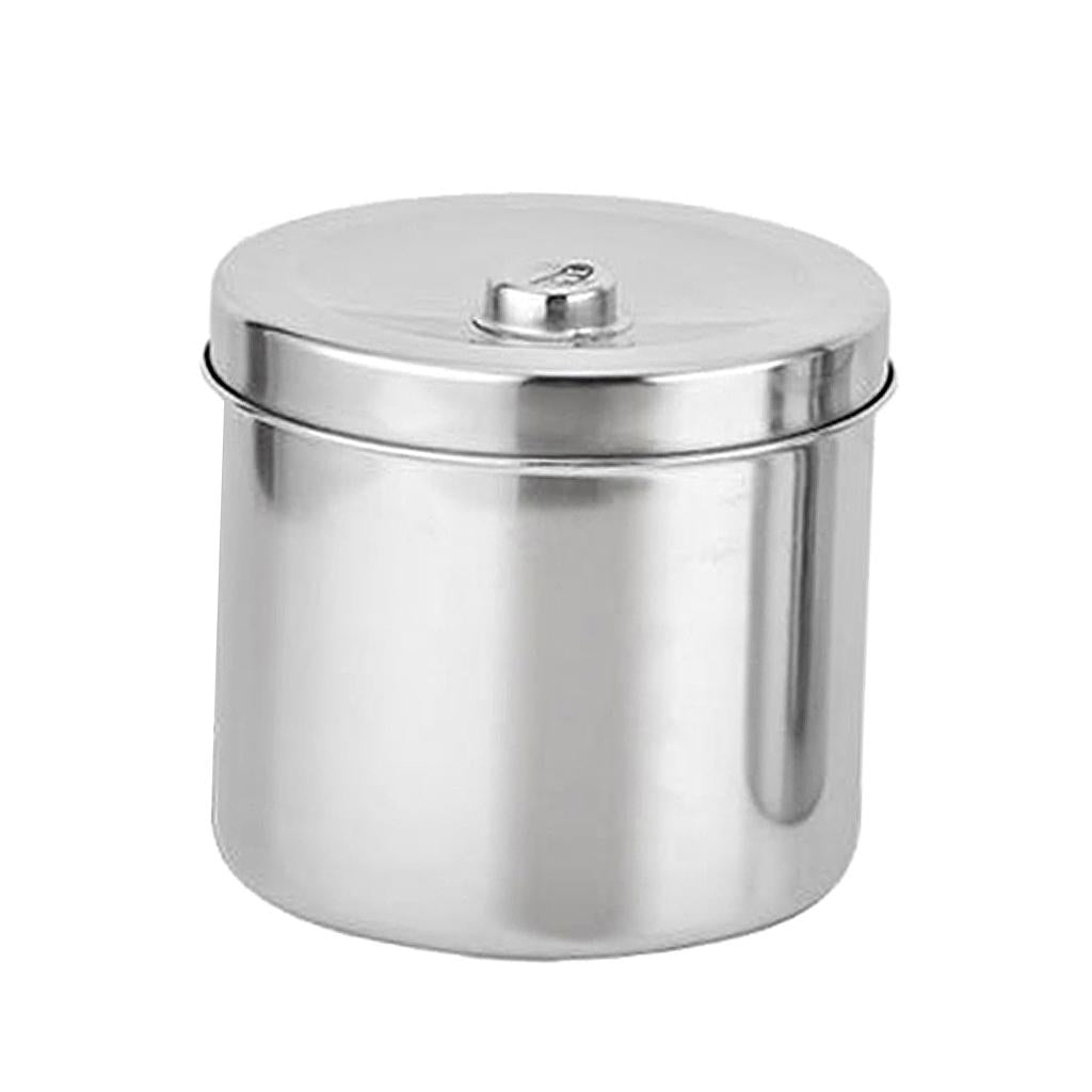 Stainless Steel Cotton Disinfection Container Tank Box 16cm