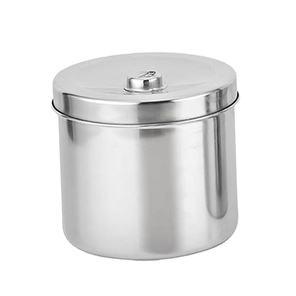 Stainless Steel Cotton Disinfection Container Tank Box 16cm