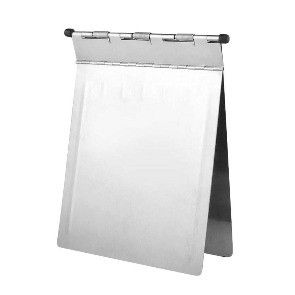 Stainless Steel Clipboard Folder Clip with Privacy Cover for Nurse, Teachers