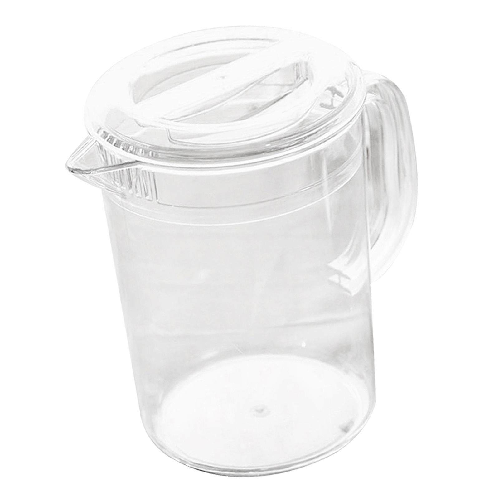 Acrylic Pitcher with Lid for Water, Tea, Lemonade, Milk Storage 2L