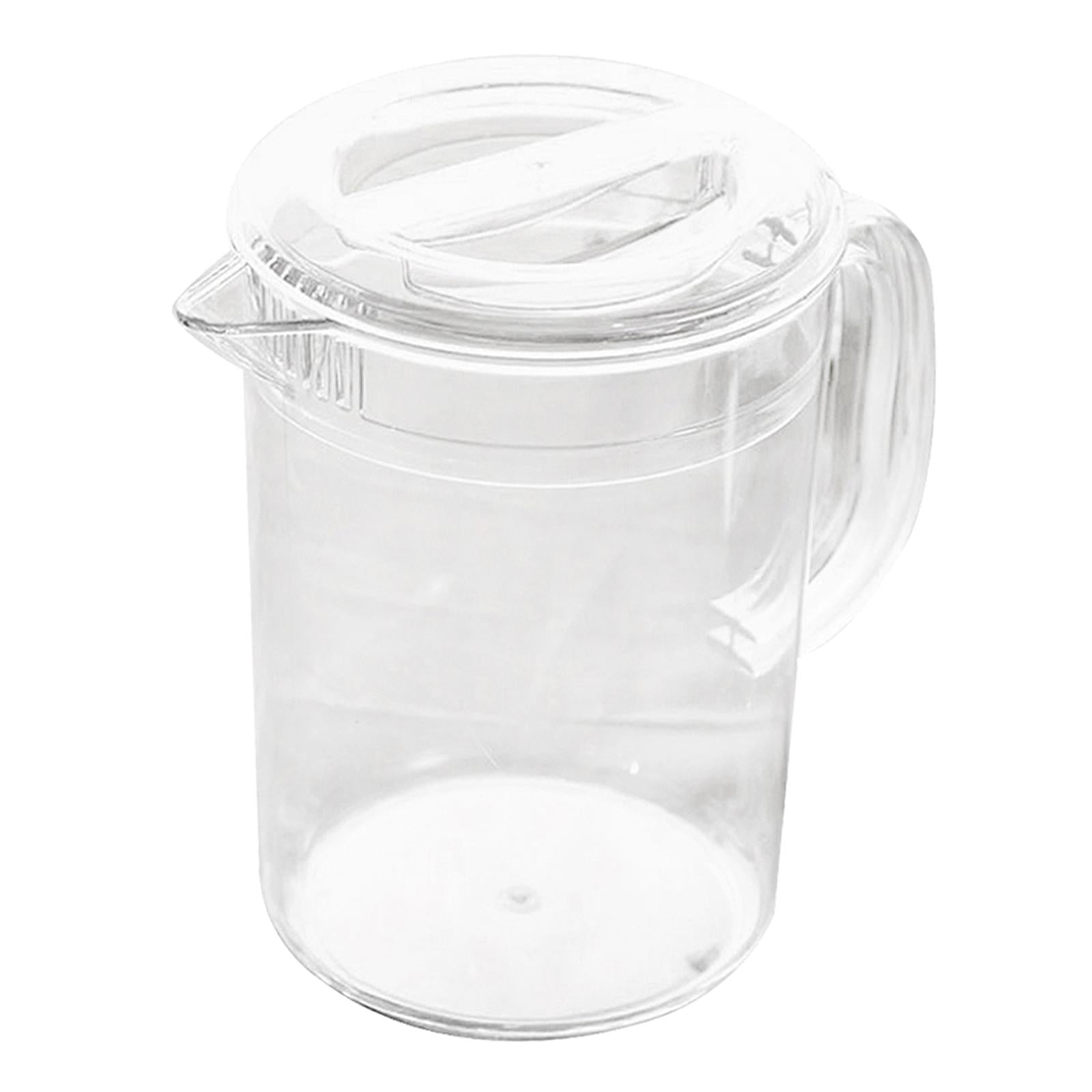 Acrylic Pitcher with Lid for Water, Tea, Lemonade, Milk Storage 2L