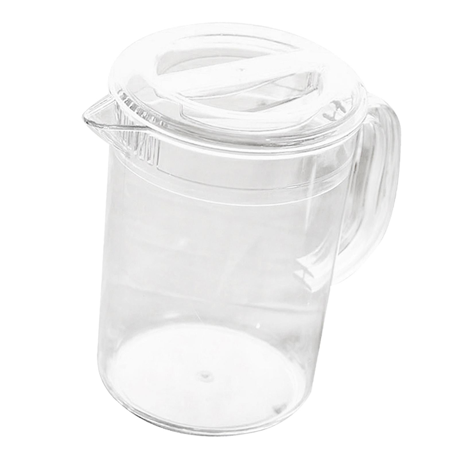 Acrylic Pitcher with Lid for Water, Tea, Lemonade, Milk Storage 2L