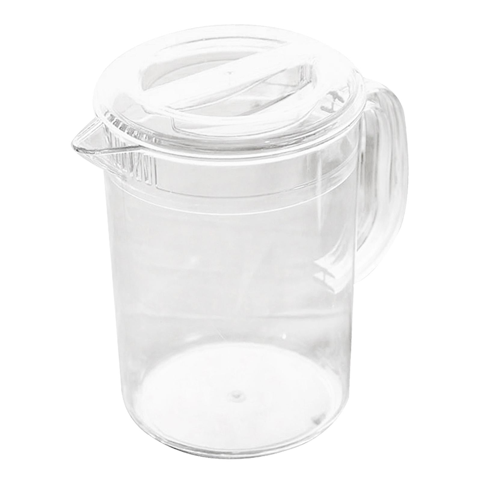 Acrylic Pitcher with Lid for Water, Tea, Lemonade, Milk Storage 2L