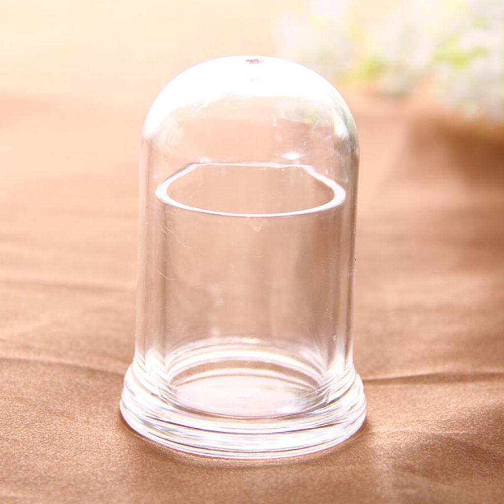 Acrylic Toothpick Holder Crystal Dispenser Bucket Desk Storage Box Round