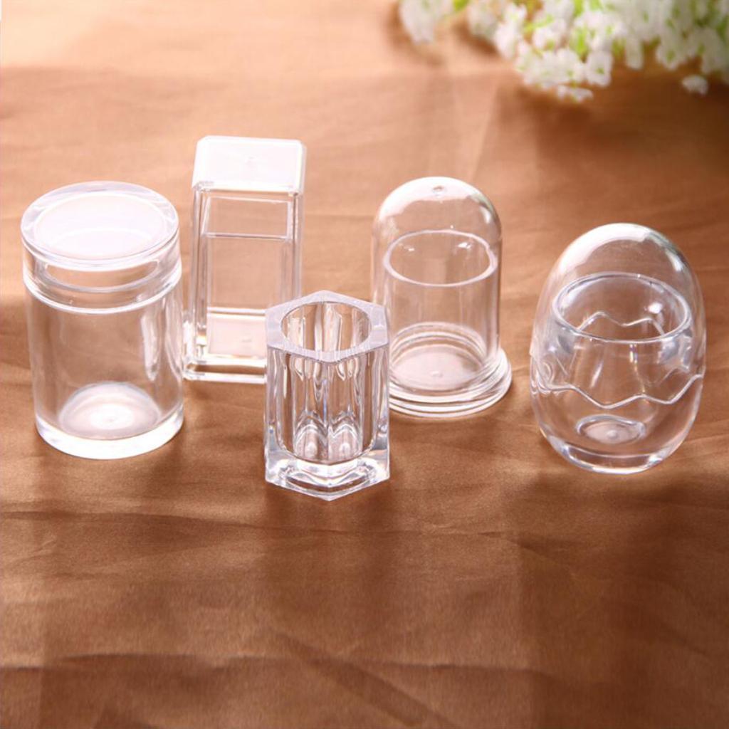 Acrylic Toothpick Holder Crystal Dispenser Bucket Desk Storage Box Square