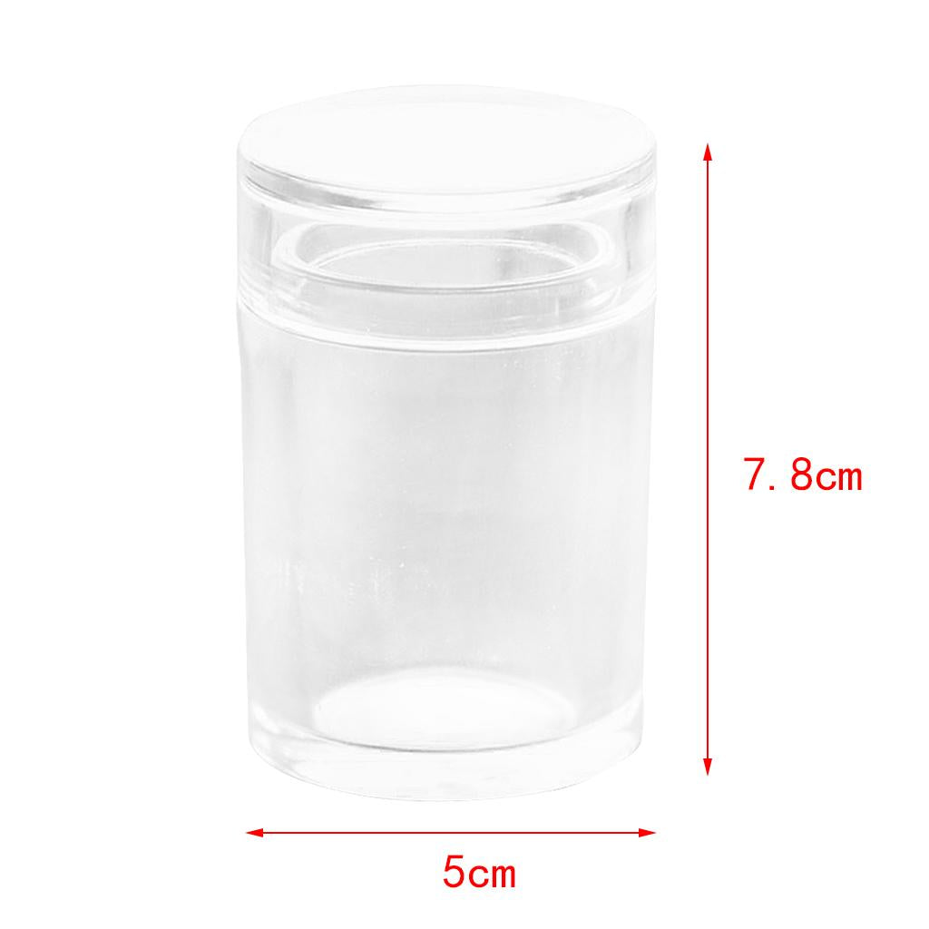 Acrylic Toothpick Holder Crystal Dispenser Bucket Desk Storage Box Cylinder