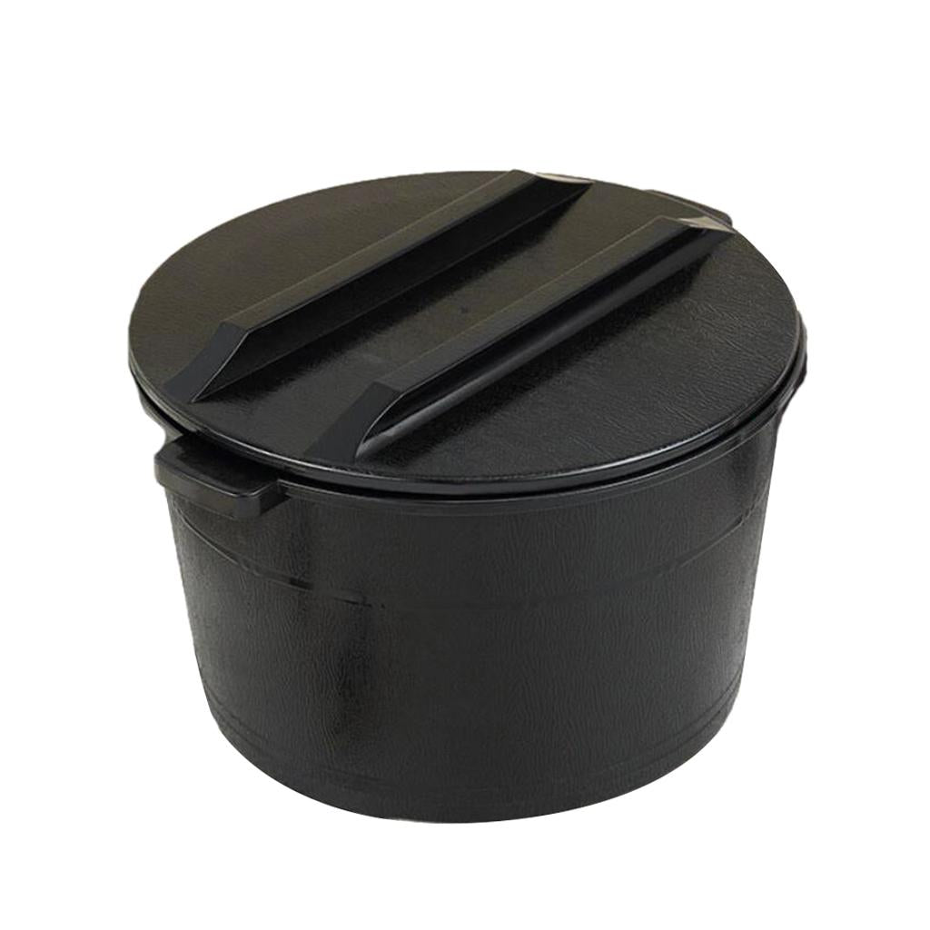 Food Cereal Grain Bean Rice Storage Case Box Container  Black 16x11cm