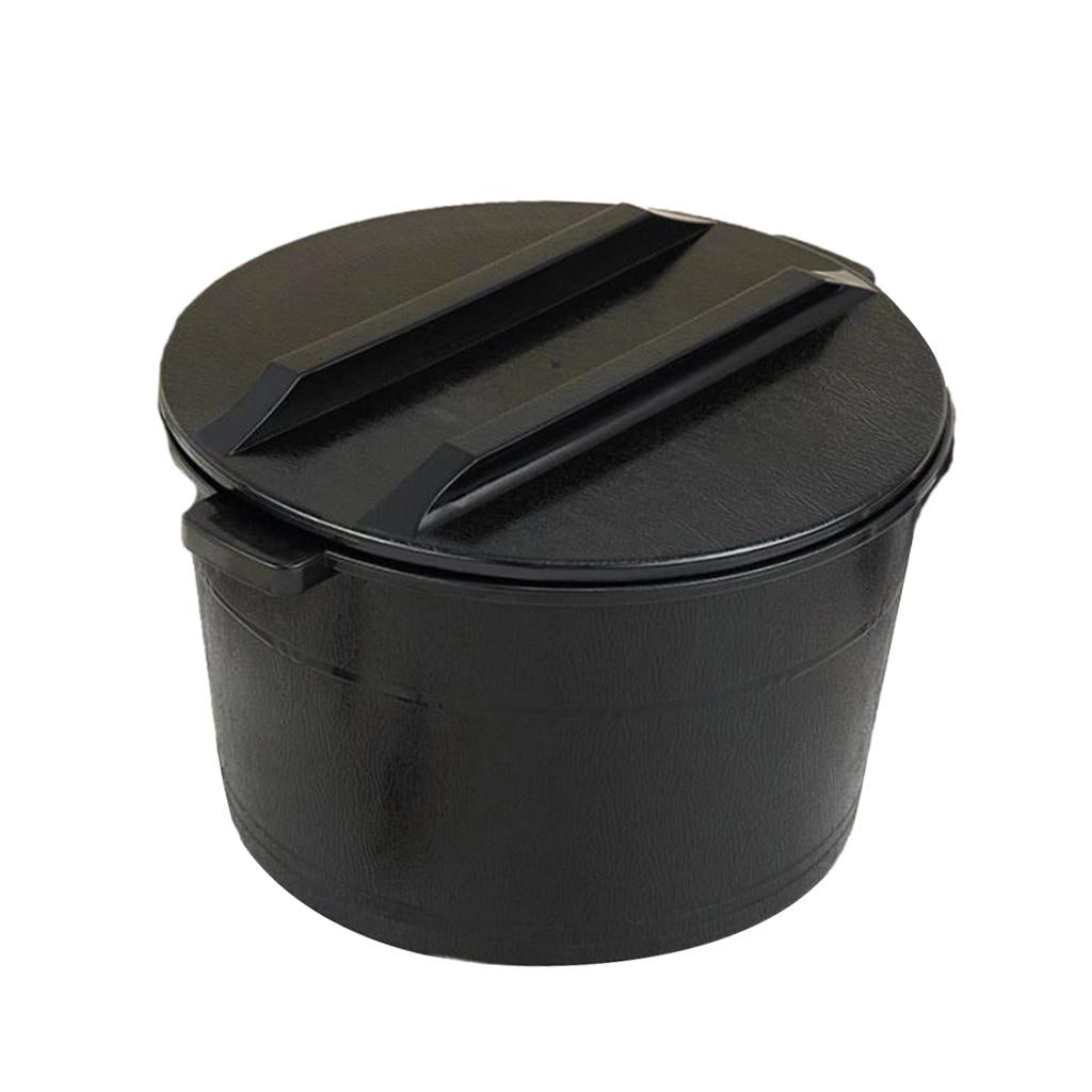 Food Cereal Grain Bean Rice Storage Case Box Container  Black 16x11cm