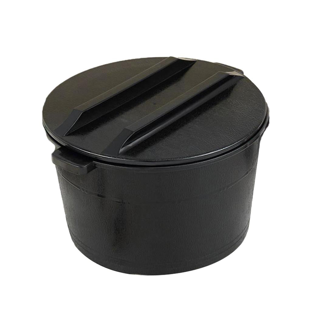 Food Cereal Grain Bean Rice Storage Case Box Container  Black 16x11cm