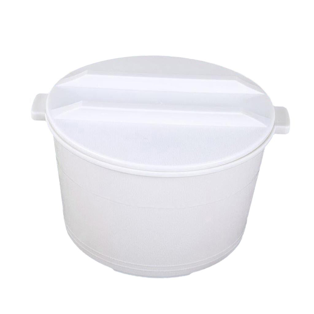 Food Cereal Grain Bean Rice Storage Case Box Container  White 19x11.5cm