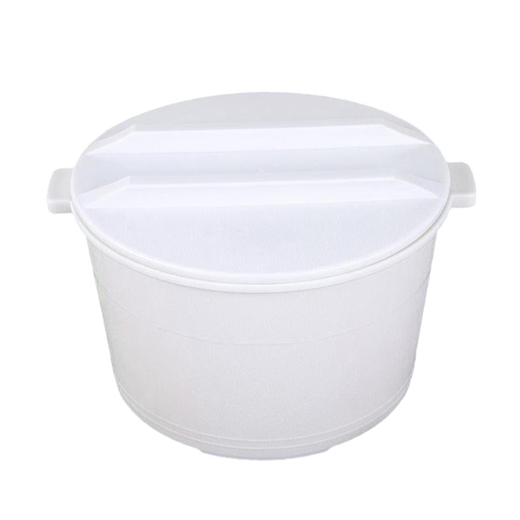 Food Cereal Grain Bean Rice Storage Case Box Container  White 19x11.5cm