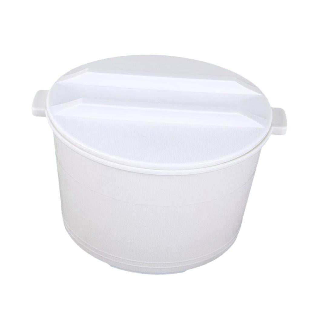 Food Cereal Grain Bean Rice Storage Case Box Container  White 19x11.5cm