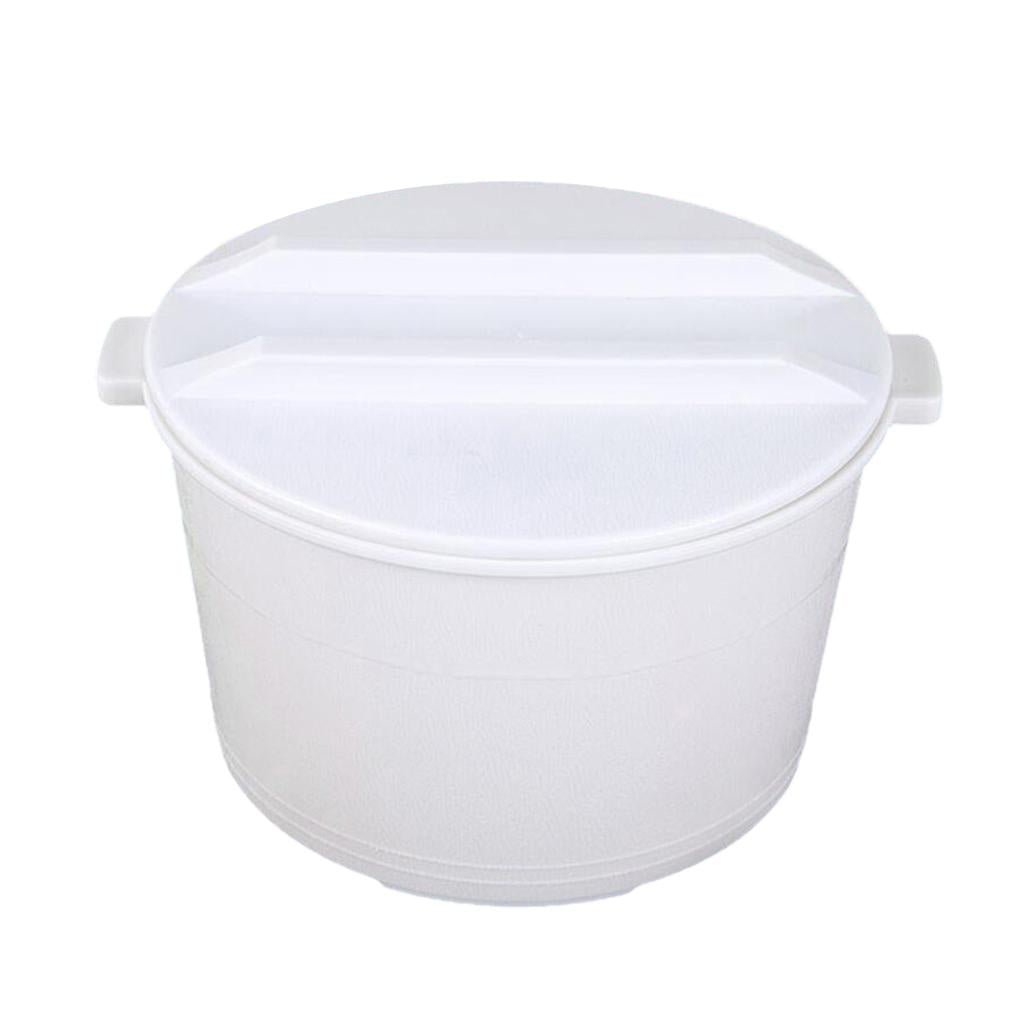 Food Cereal Grain Bean Rice Storage Case Box Container  White 19x11.5cm