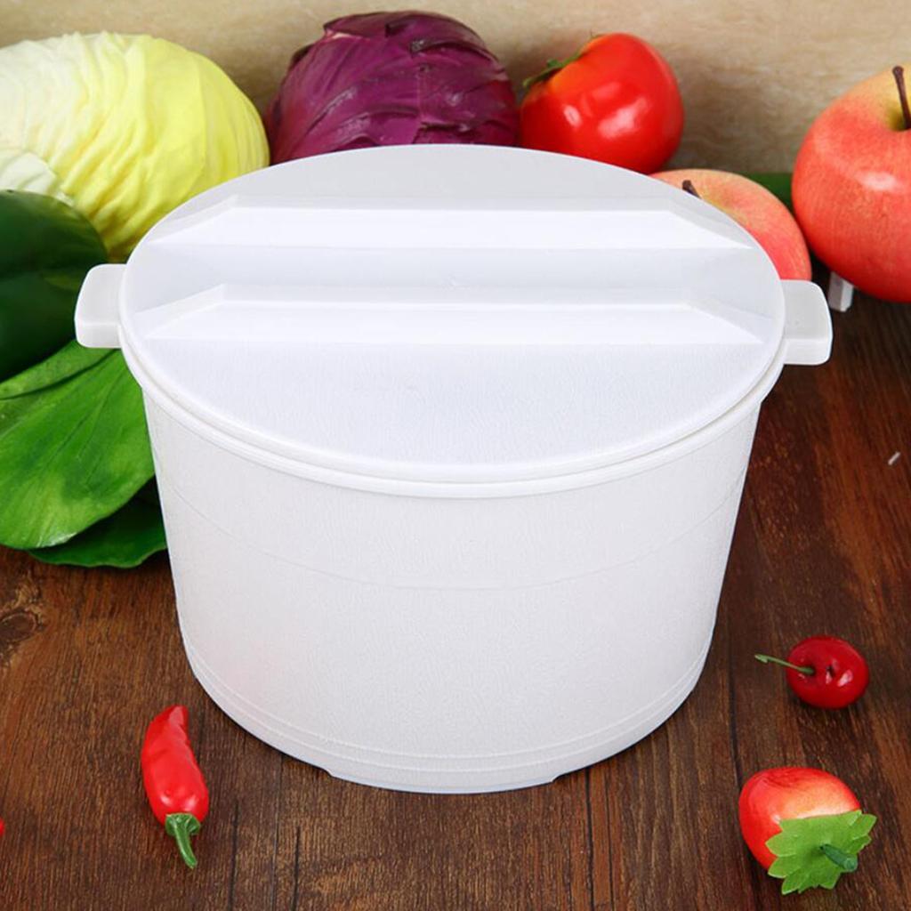 Food Cereal Grain Bean Rice Storage Case Box Container  White 19x11.5cm