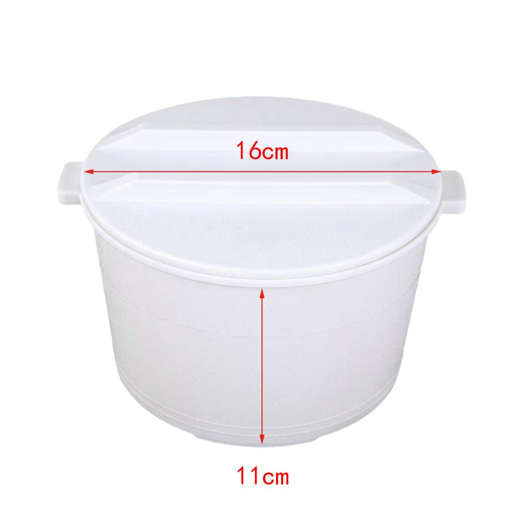 Food Cereal Grain Bean Rice Storage Case Box Container  White 16x11cm