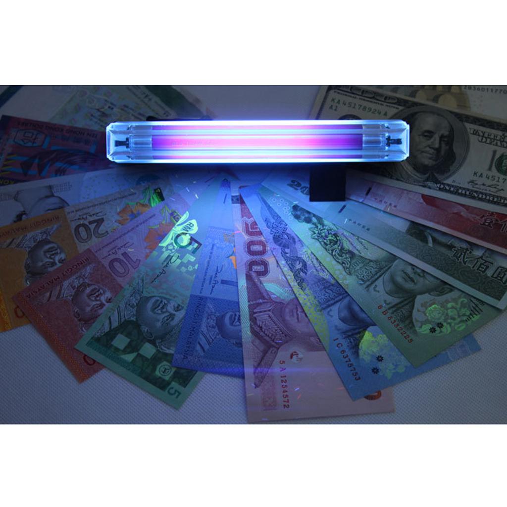 Portable Handheld UV Light Torch Counterfeit Bill Money Detector