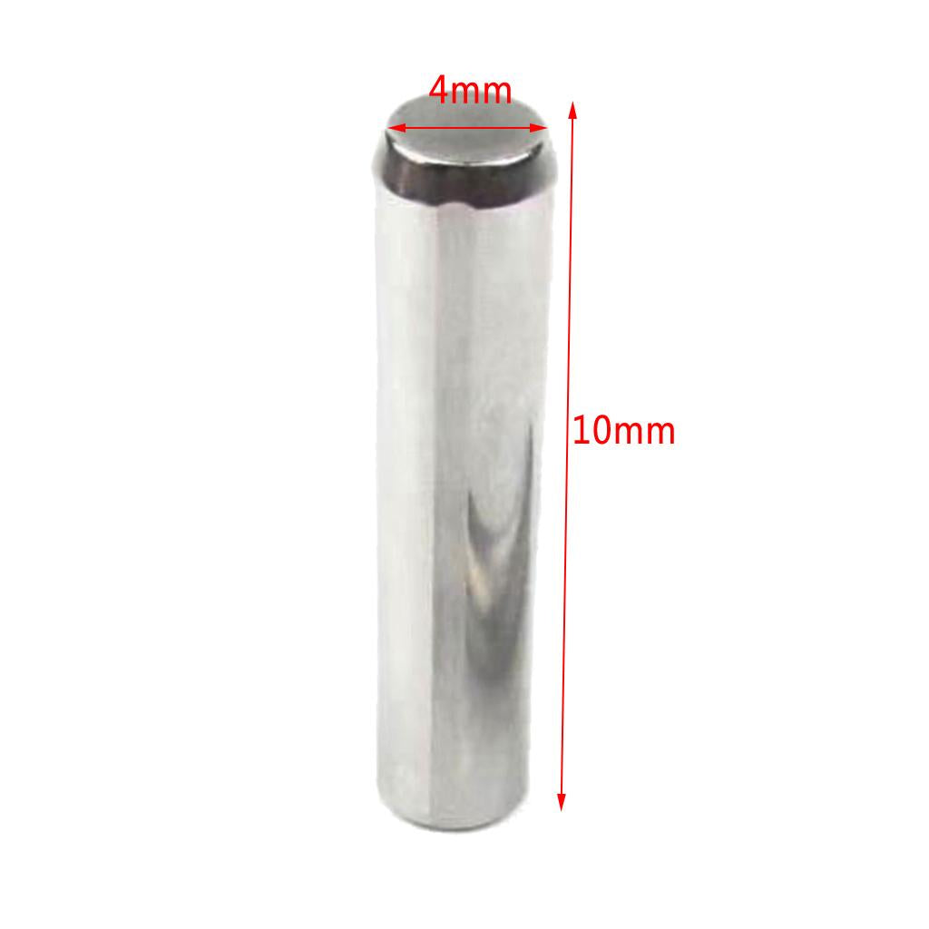 10pcs 4mm Dia Dowel Pins Carbon Steel Shelf Support Pin Fasten Elements 10mm