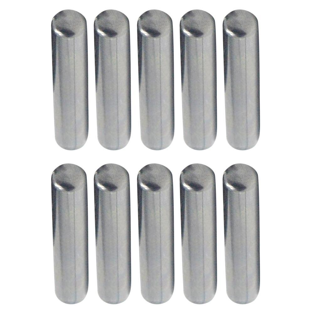 10pcs Dowel Pin Rod Carbon Steel Shelf Support Pin Fasten Elements 45mm