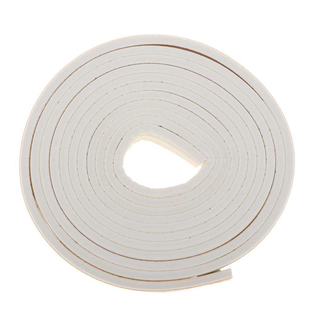 5 Meter Foam Self Adhesive Window Door Excluder Seal Strip Tape E White