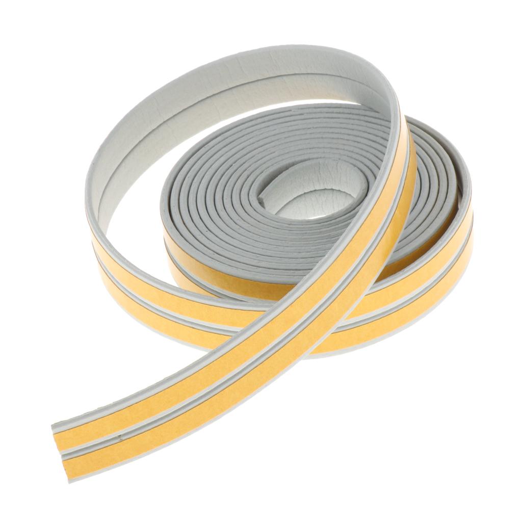 5 Meter Foam Self Adhesive Window Door Excluder Seal Strip Tape E Grey