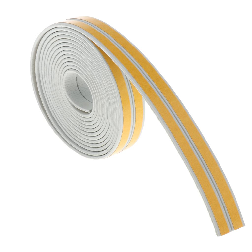 5 Meter Foam Self Adhesive Window Door Excluder Seal Strip Tape E Grey