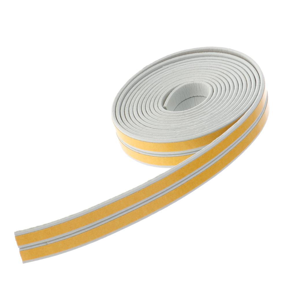 5 Meter Foam Self Adhesive Window Door Excluder Seal Strip Tape E Grey