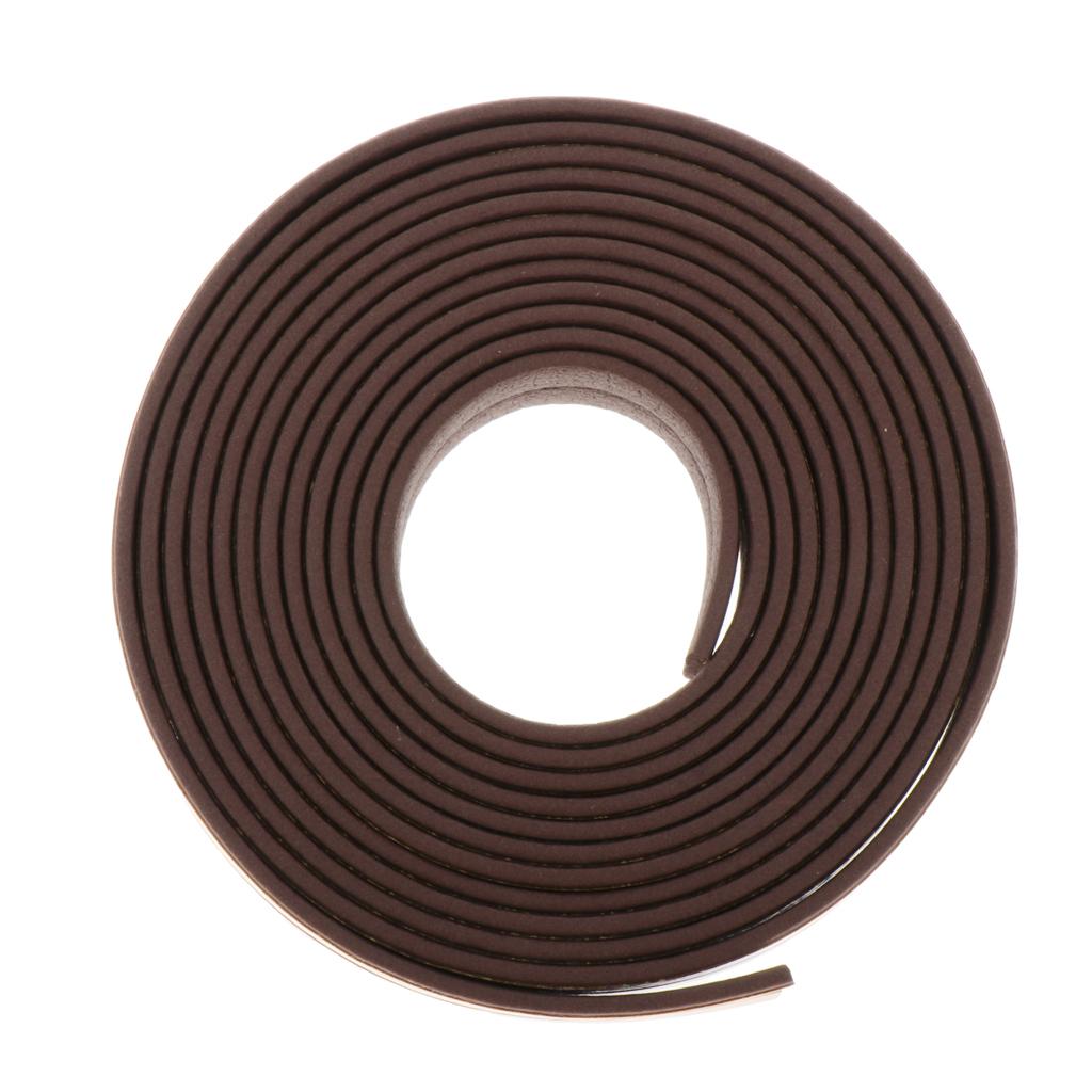 5 Meter Foam Self Adhesive Window Door Excluder Seal Strip Tape I Brown