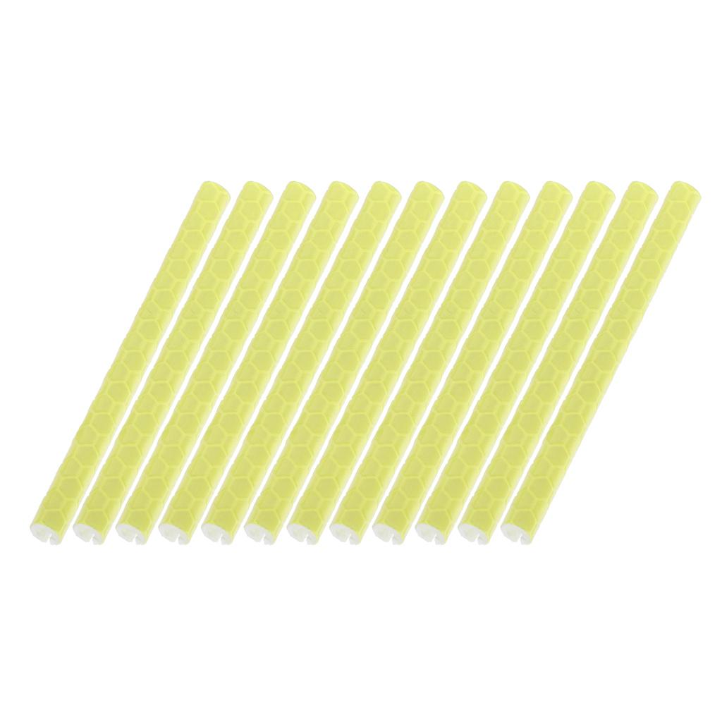 Bicycle Bike Spoke Reflectors Reflector Reflecteur Clip Outdoor Yellow