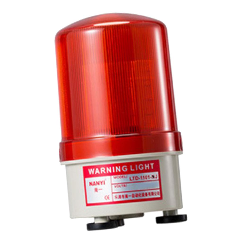 Voiced Signal Light LTD-1101J Industrial Emergency Warning Alarm 12V Red